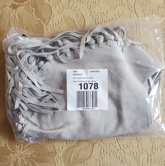 Free People Riley Fringe Bag/Neutral Plaster - Picture 16 of 16